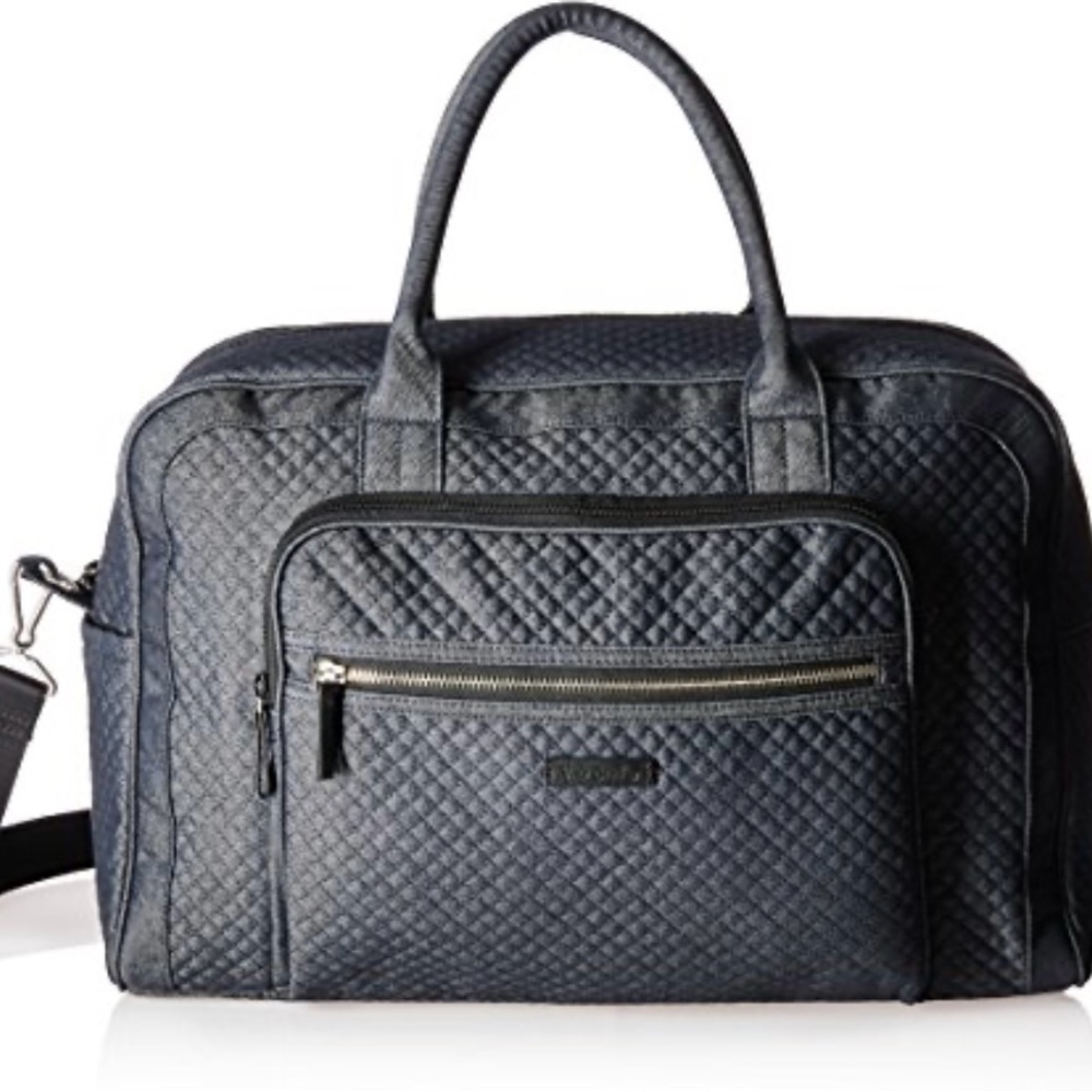 Vera Bradley Quilted Iconic Compact Weekender Travel Bag